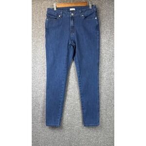Vtg Pearl Izumi Jeans Womens 8 Dark Wash Slim Stretch Technical Cycling Denim